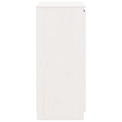 Aparador pinho maciço 60x36x84 cm branco