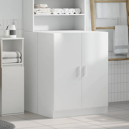 Armário para máquina de lavar roupa 71x71,5x91,5 cm branco