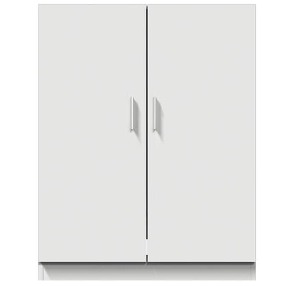 Armário para máquina de lavar roupa 71x71,5x91,5 cm branco