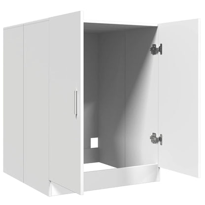 Armário para máquina de lavar roupa 71x71,5x91,5 cm branco