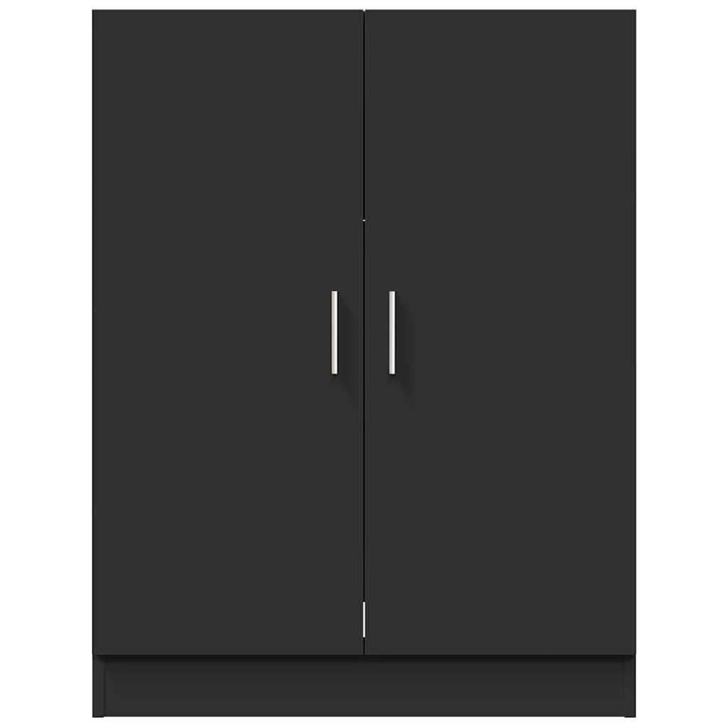 Armário para máquina de lavar roupa 71x71,5x91,5 cm preto