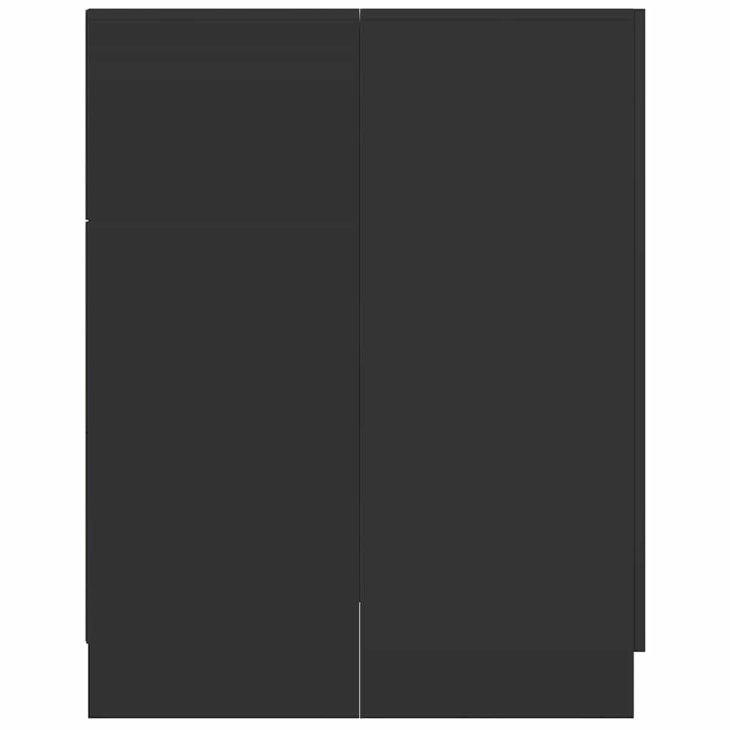 Armário para máquina de lavar roupa 71x71,5x91,5 cm preto