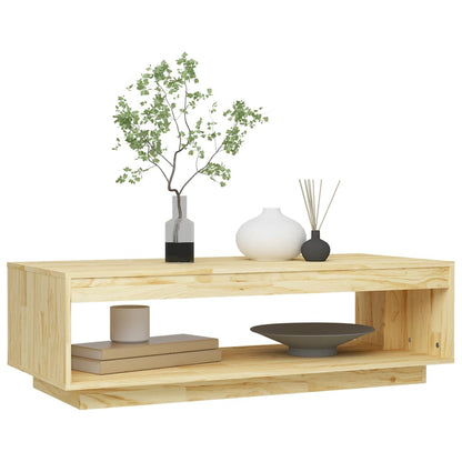 Mesa de centro 110x50x33,5 cm madeira de pinho maciça