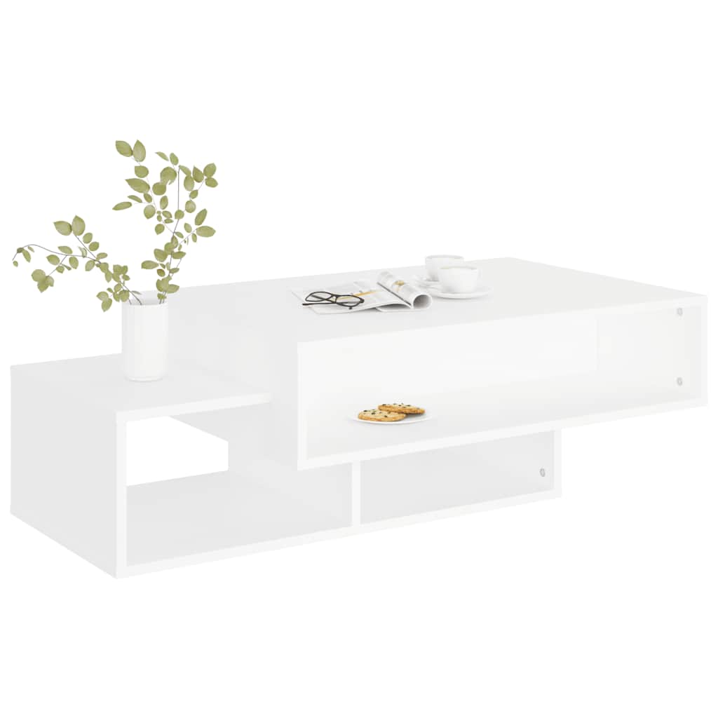 Mesa de centro 105x55x32 cm derivados de madeira branco