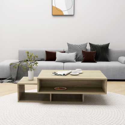Mesa de centro 105x55x32cm derivados de madeira carvalho sonoma