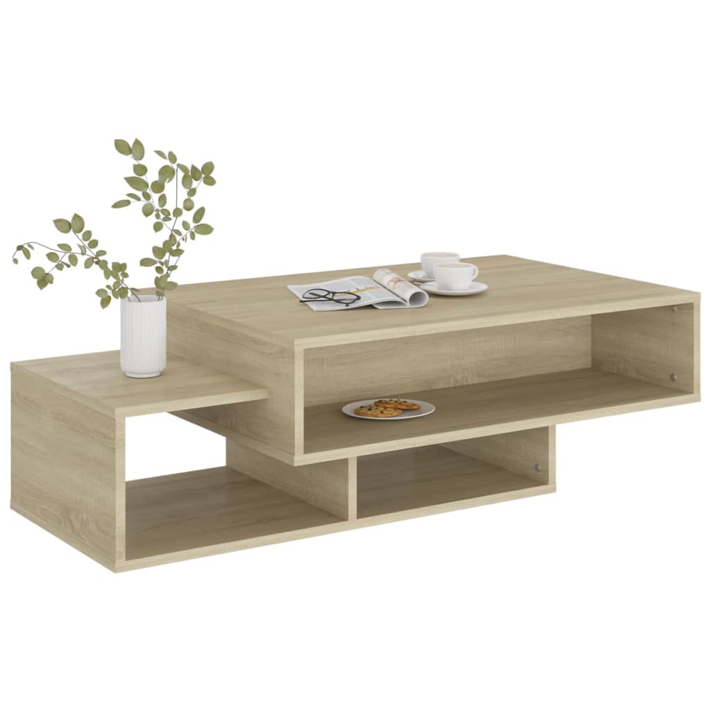 Mesa de centro 105x55x32cm derivados de madeira carvalho sonoma