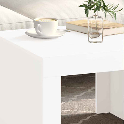 Mesa de centro 50x50x35 cm derivados madeira branco