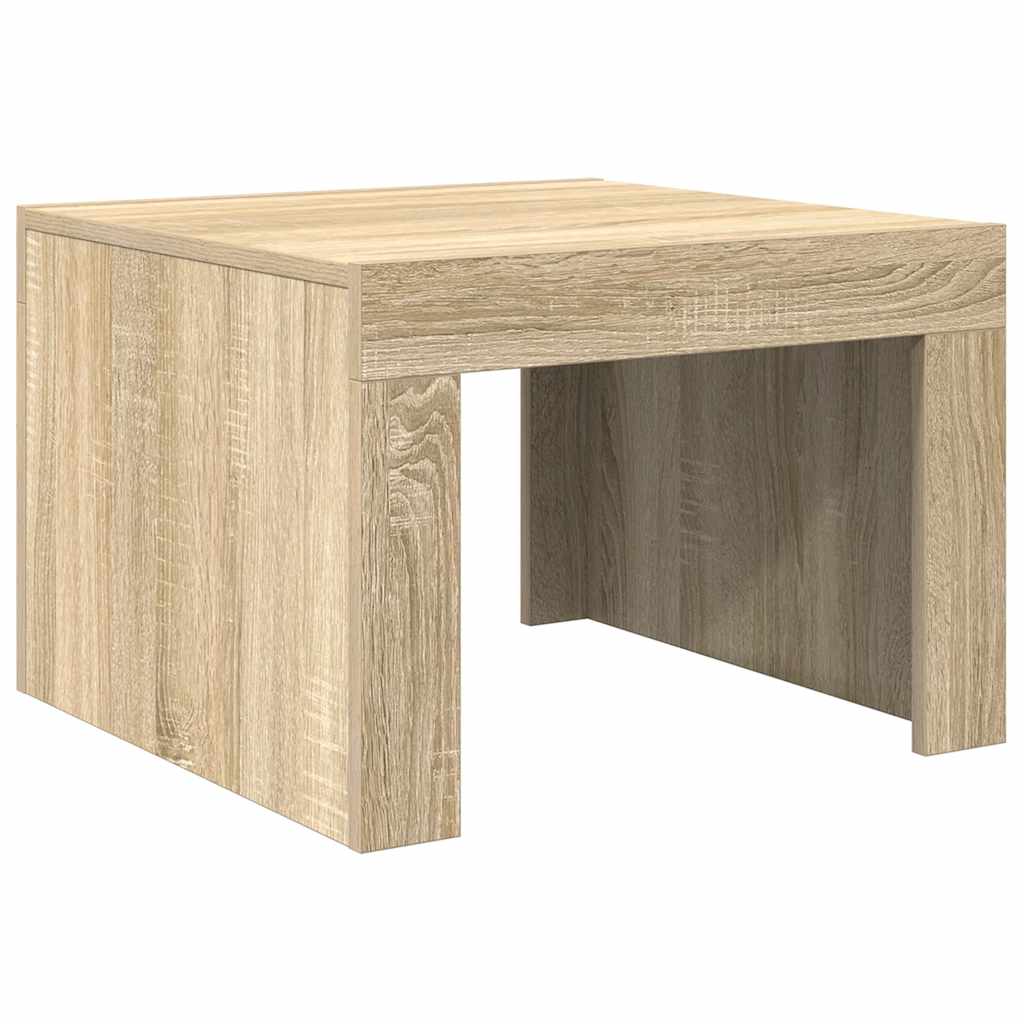 Mesa de centro 50x50x35 cm derivados de madeira carvalho sonoma