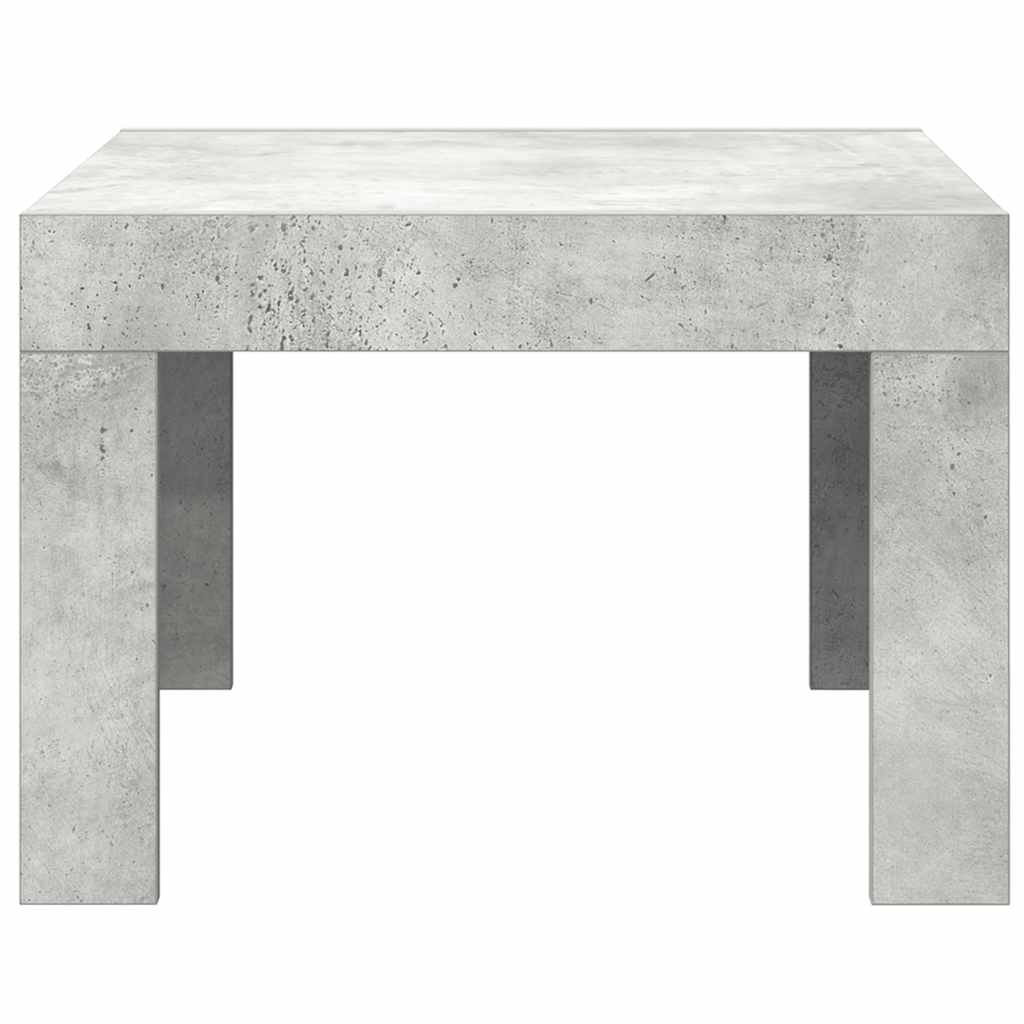 Mesa de centro 50x50x35 cm derivados de madeira cinzento sonoma