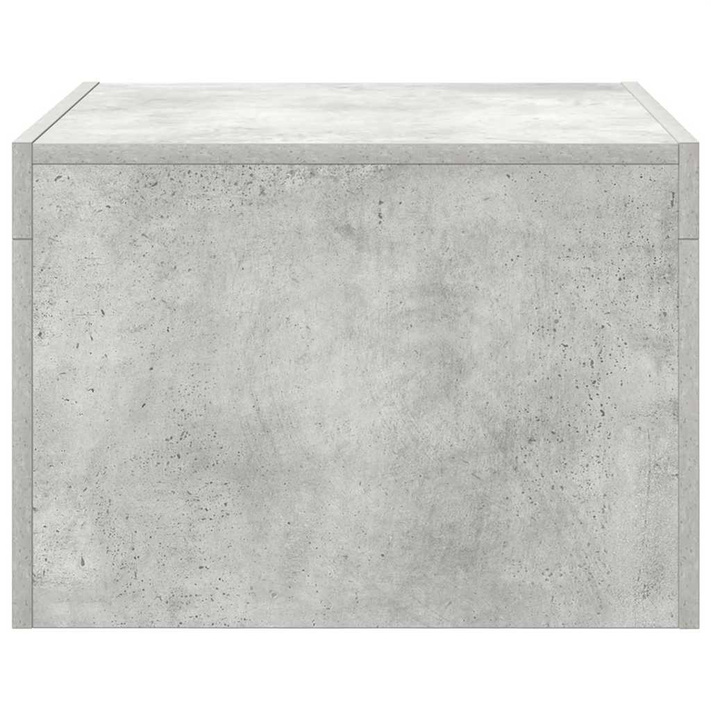 Mesa de centro 50x50x35 cm derivados de madeira cinzento sonoma