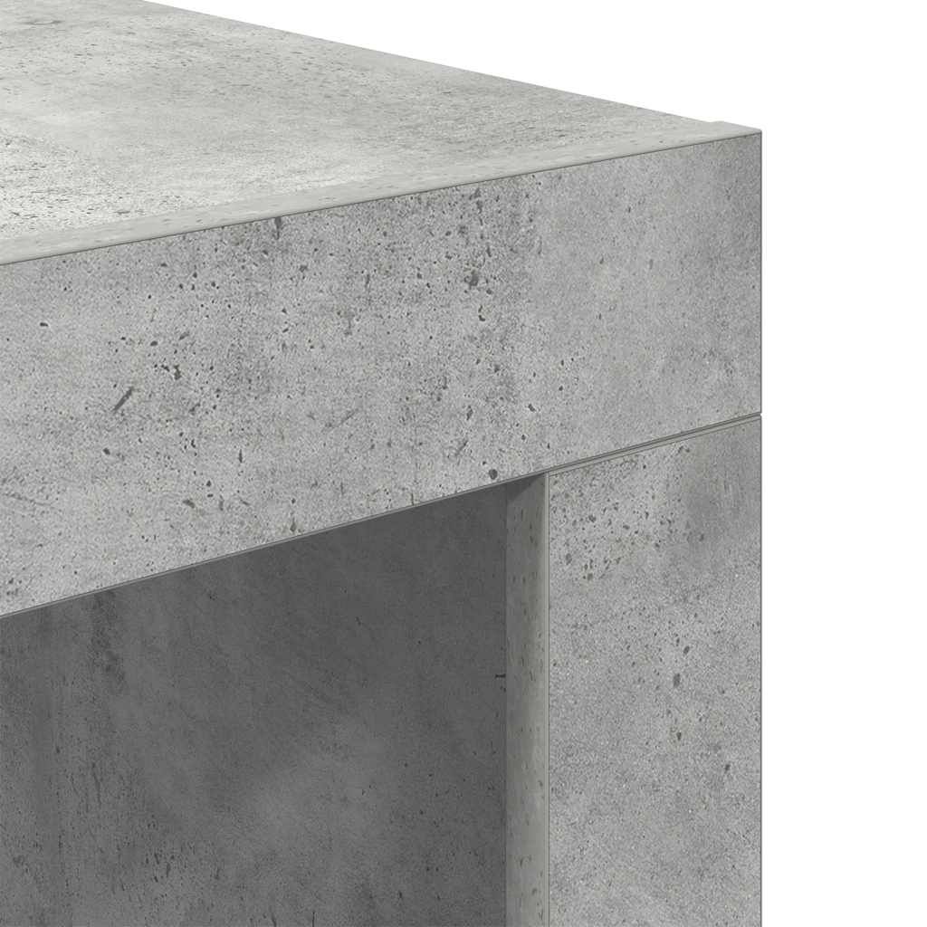 Mesa de centro 50x50x35 cm derivados de madeira cinzento sonoma