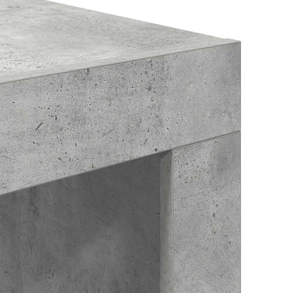 Mesa de centro 50x50x35 cm derivados de madeira cinzento sonoma