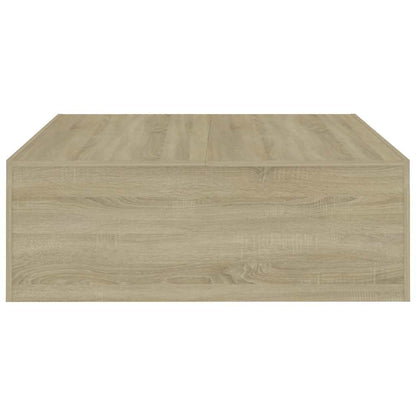 Mesa de centro 100x100x35 cm derivados madeira carvalho sonoma