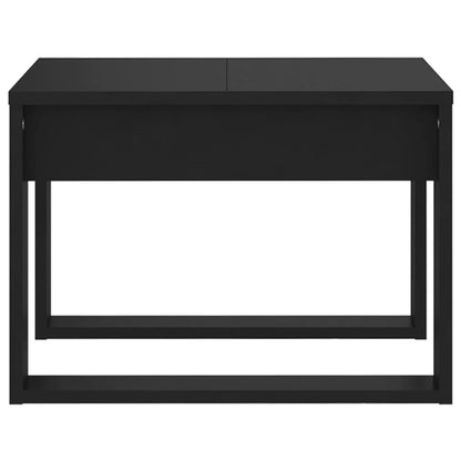 Mesa de apoio 50x50x35 cm derivados de madeira preto