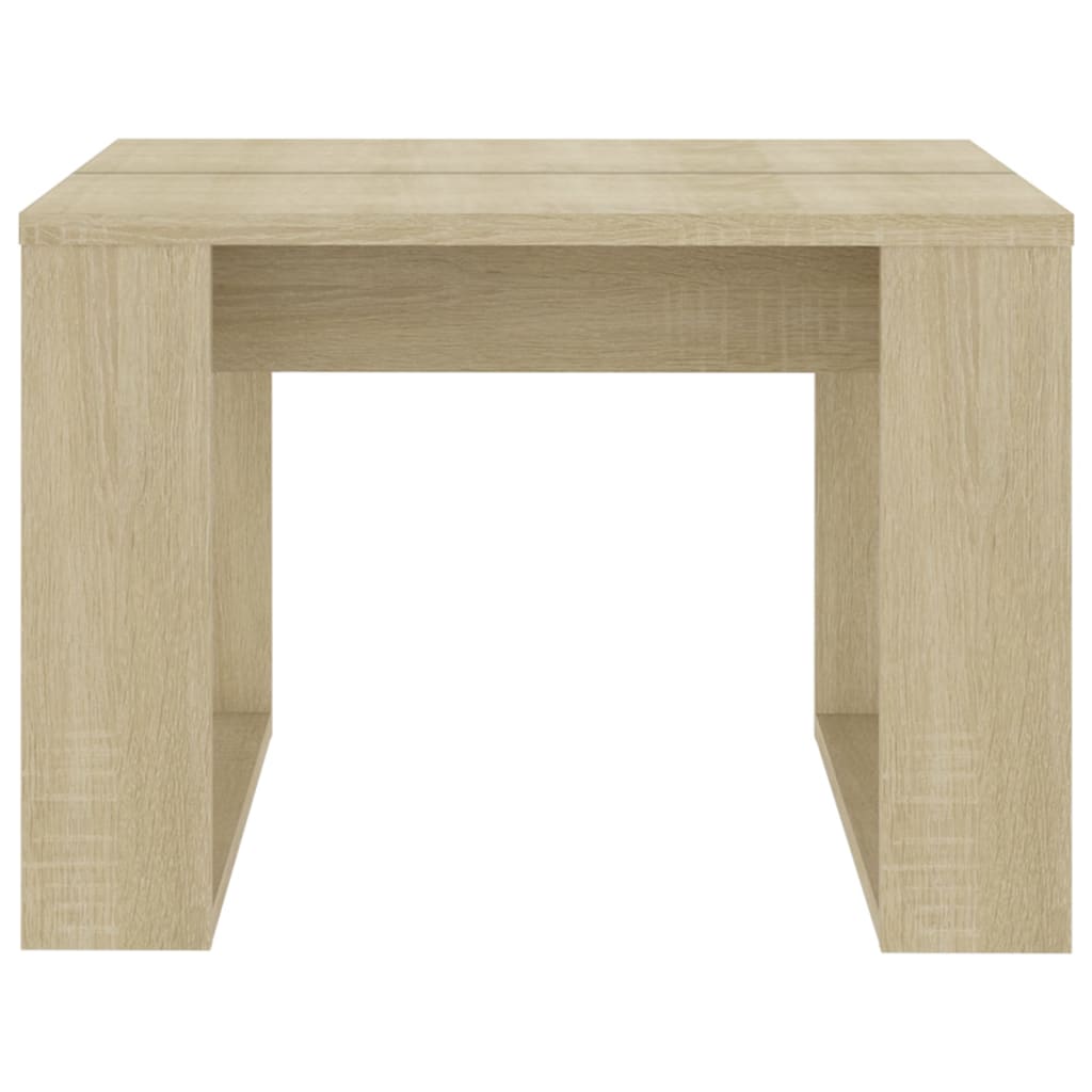 Mesa de apoio 50x50x35 cm derivados de madeira carvalho sonoma