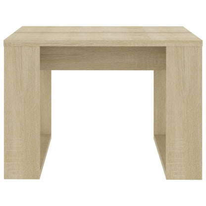 Mesa de apoio 50x50x35 cm derivados de madeira carvalho sonoma