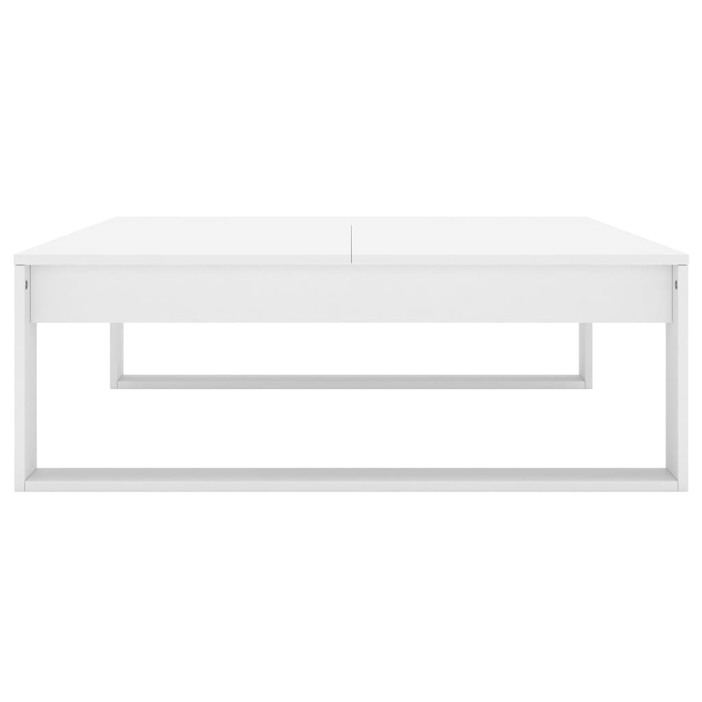 Mesa de centro 100x100x35 cm derivados de madeira branco
