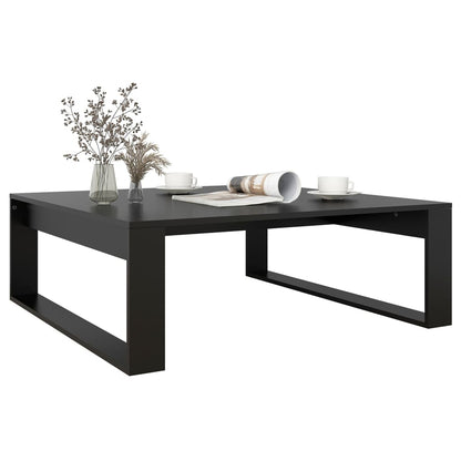 Mesa de centro 100x100x35 cm derivados de madeira preto