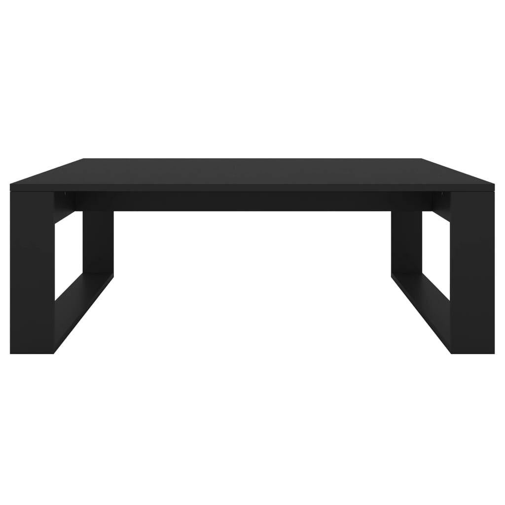 Mesa de centro 100x100x35 cm derivados de madeira preto