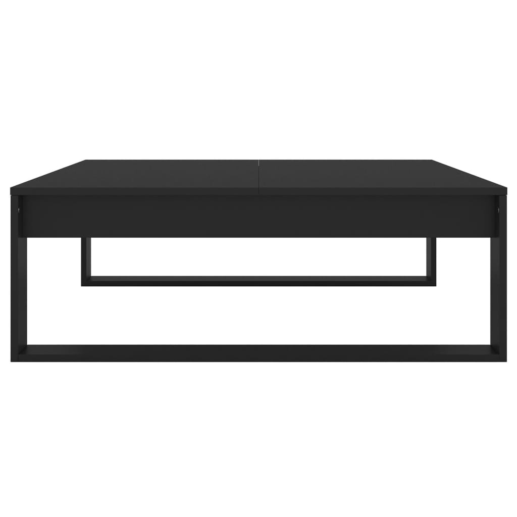 Mesa de centro 100x100x35 cm derivados de madeira preto