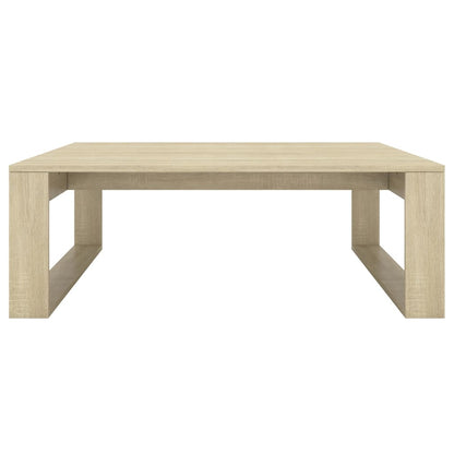 Mesa de centro 100x100x35 cm derivados madeira carvalho sonoma