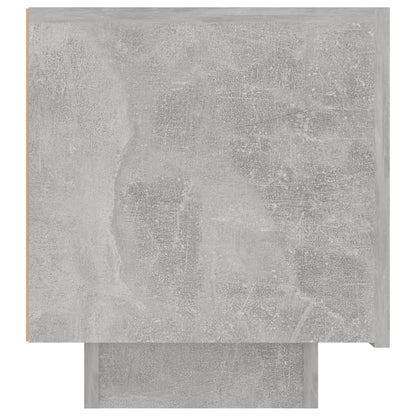 Mesa de cabeceira derivados de madeira cinzento cimento