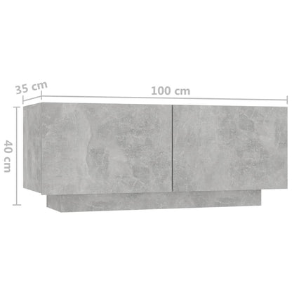 Mesa de cabeceira derivados de madeira cinzento cimento