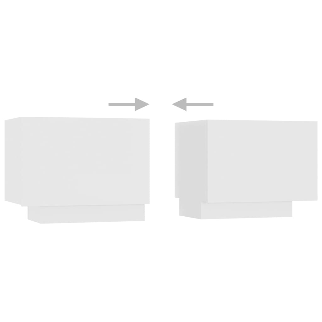 Móvel de TV com luzes LED branco