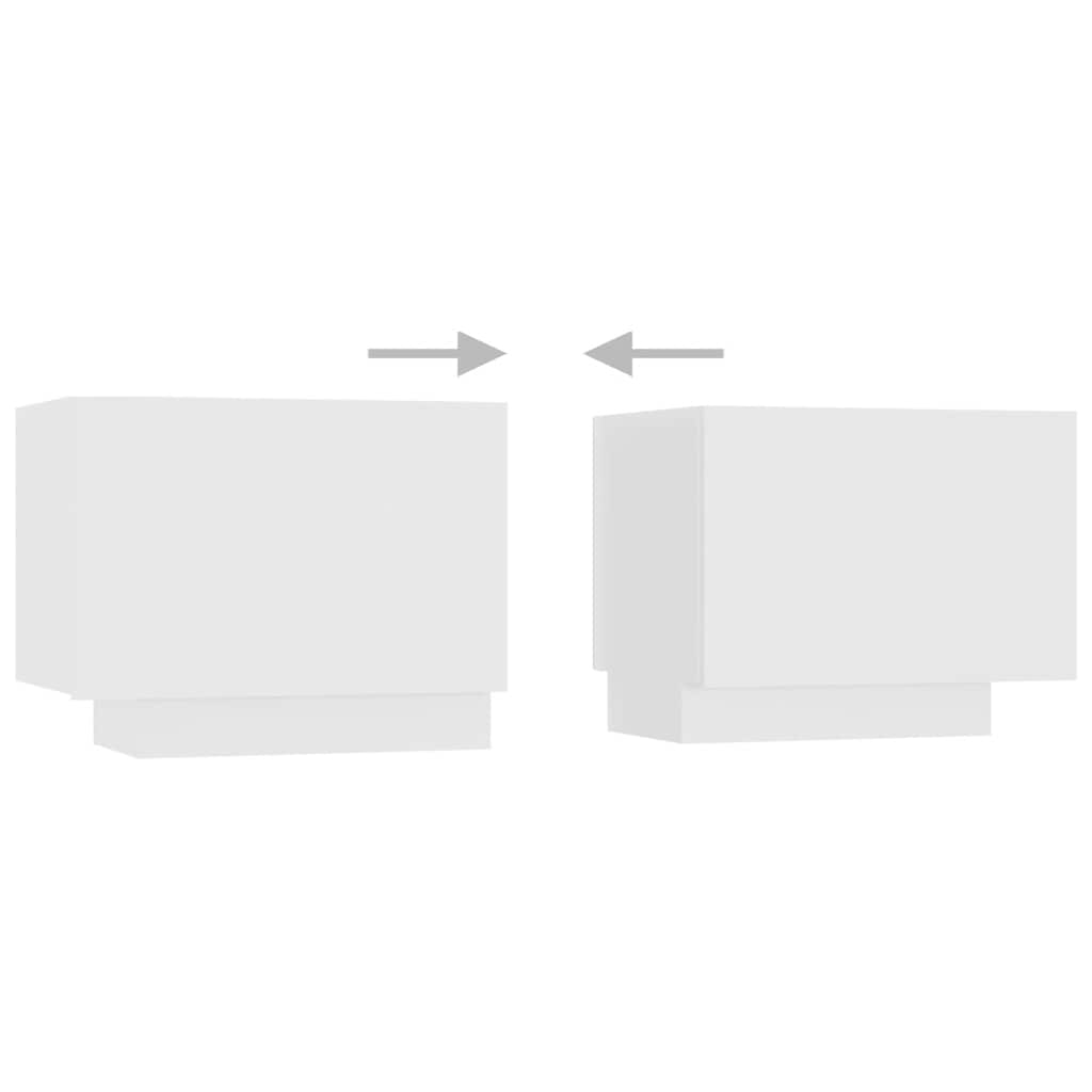 Móvel de TV com luzes LED branco