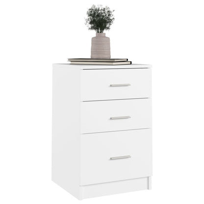 Mesa de cabeceira 40x40x63 cm derivados de madeira branco