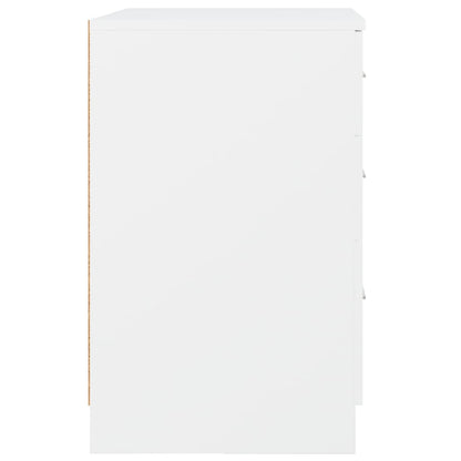 Mesa de cabeceira 40x40x63 cm derivados de madeira branco
