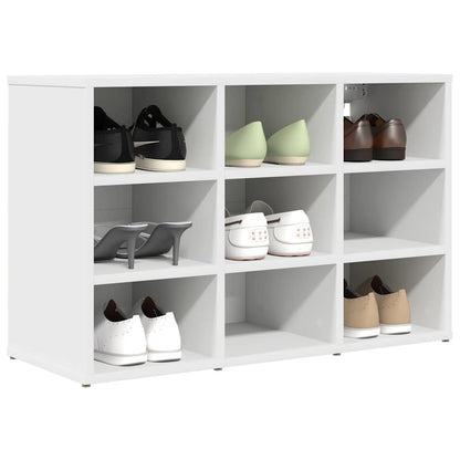 Armário para sapatos com prateleira Branco 77.5 x 30 x 51 cm