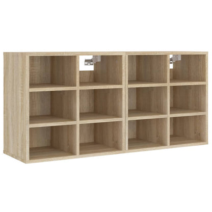 Sapateira 2 pcs 52,5x30x50 cm Carvalho Sonoma