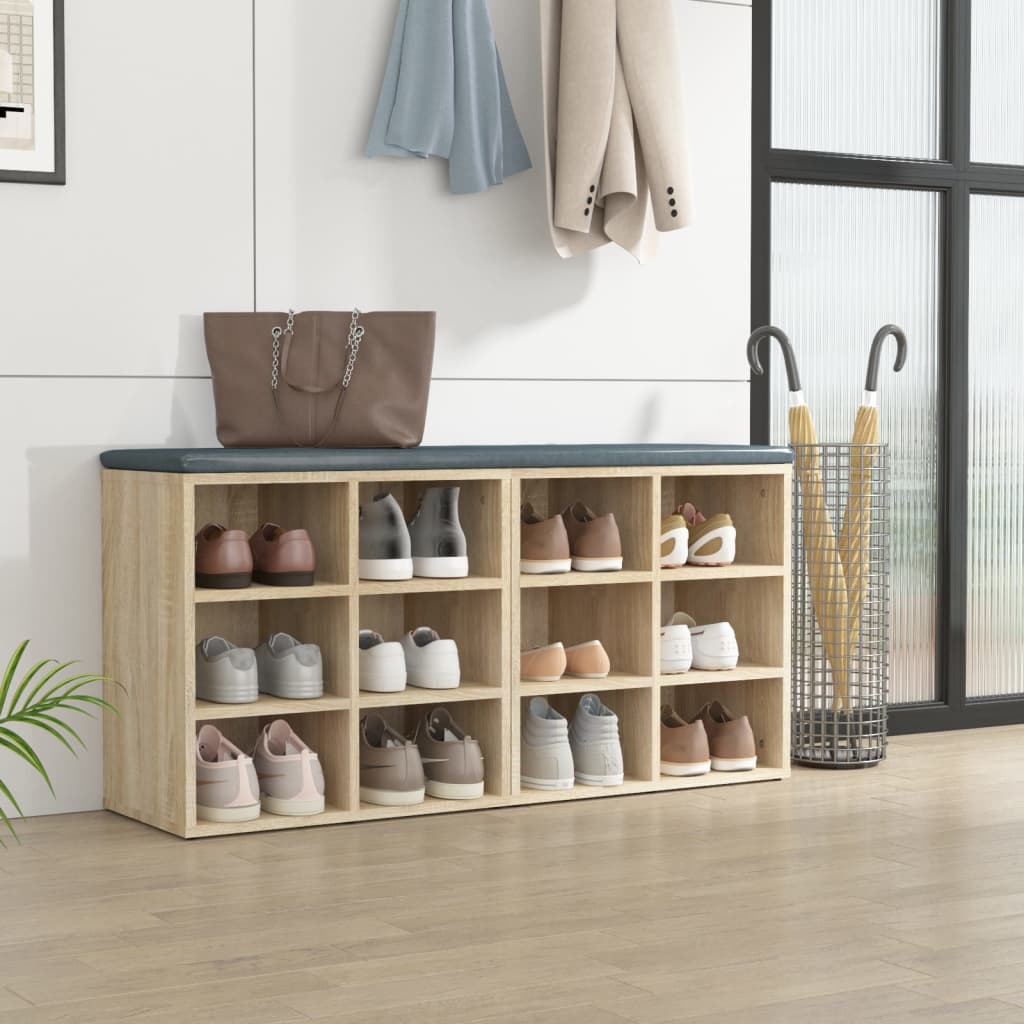 Sapateira 2 pcs 52,5x30x50 cm Carvalho Sonoma