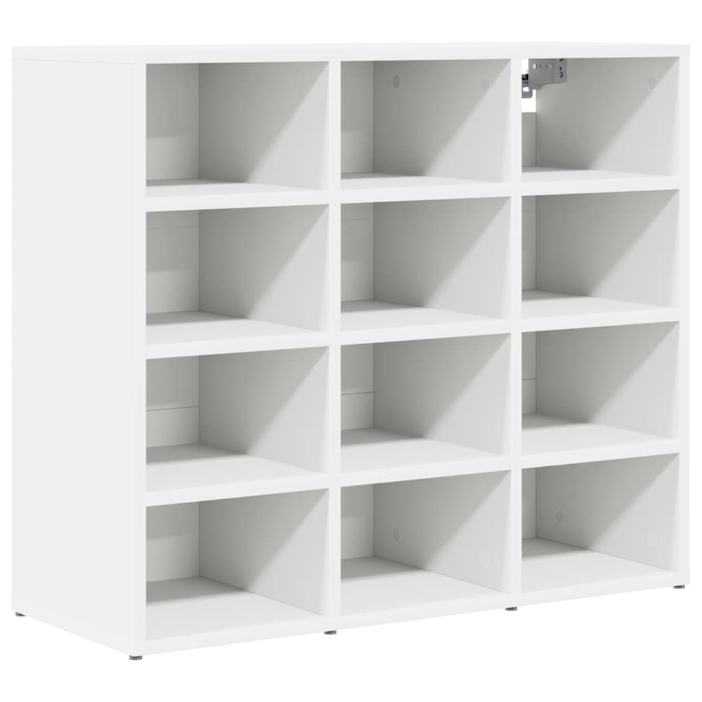 Armário para sapatos com prateleira Branco 77.5 x 30 x 67 cm