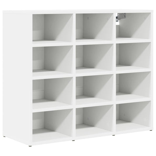 Armário para sapatos com prateleira Branco 77.5 x 30 x 67 cm
