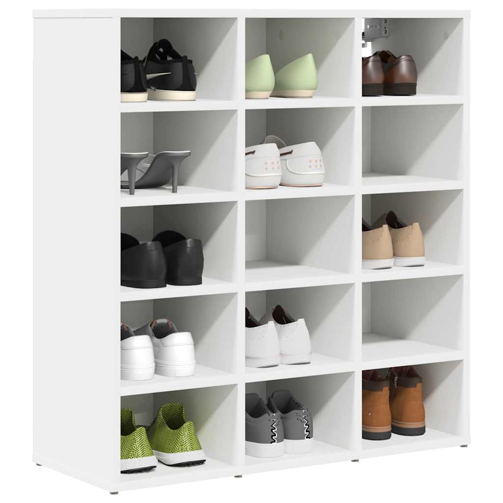 Armário para sapatos com prateleira Branco 77.5 x 30 x 83.5 cm