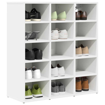 Armário para sapatos com prateleira Branco 77.5 x 30 x 83.5 cm