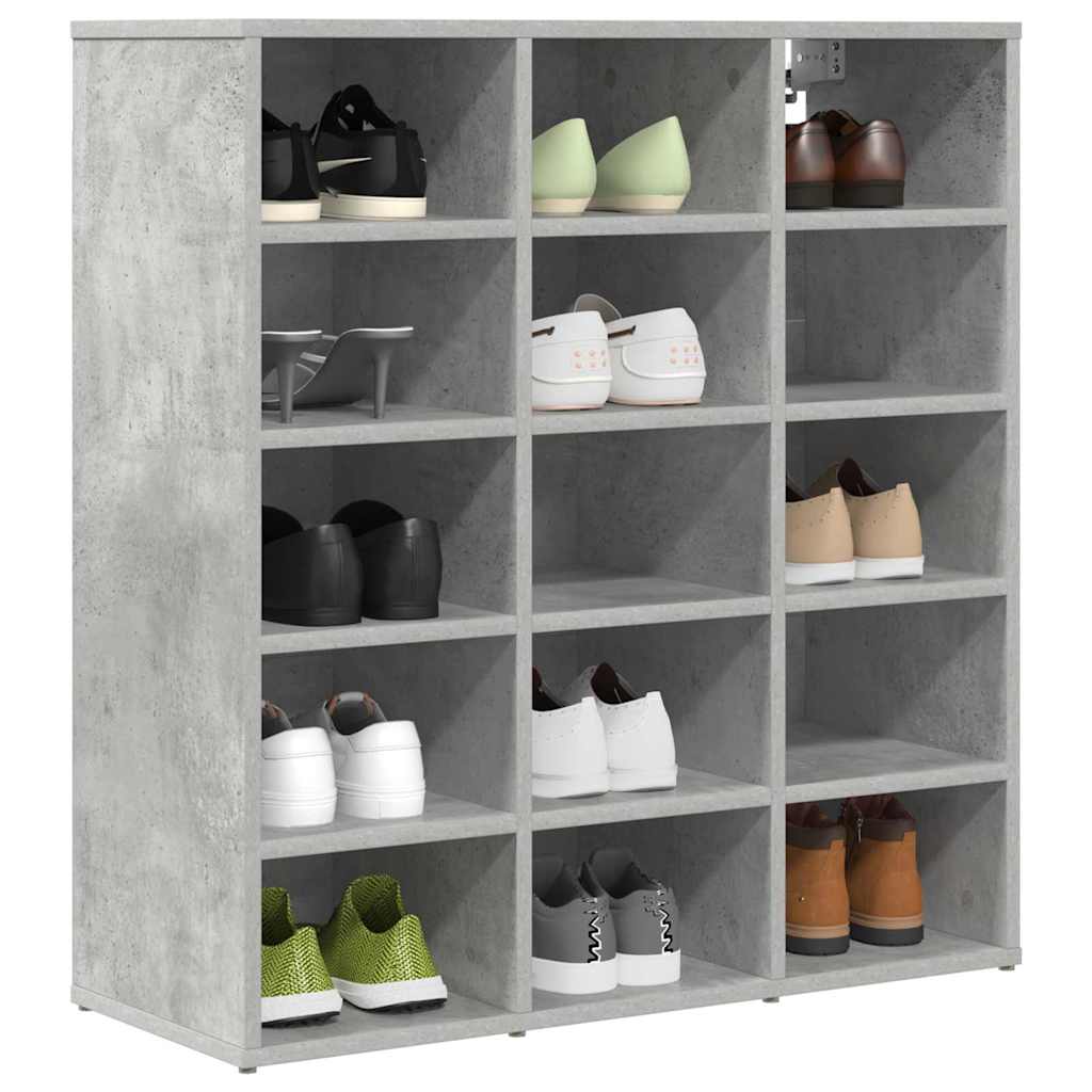 Armário para sapatos Cinzento cimento 77.5 x 30 x 83.5 cm