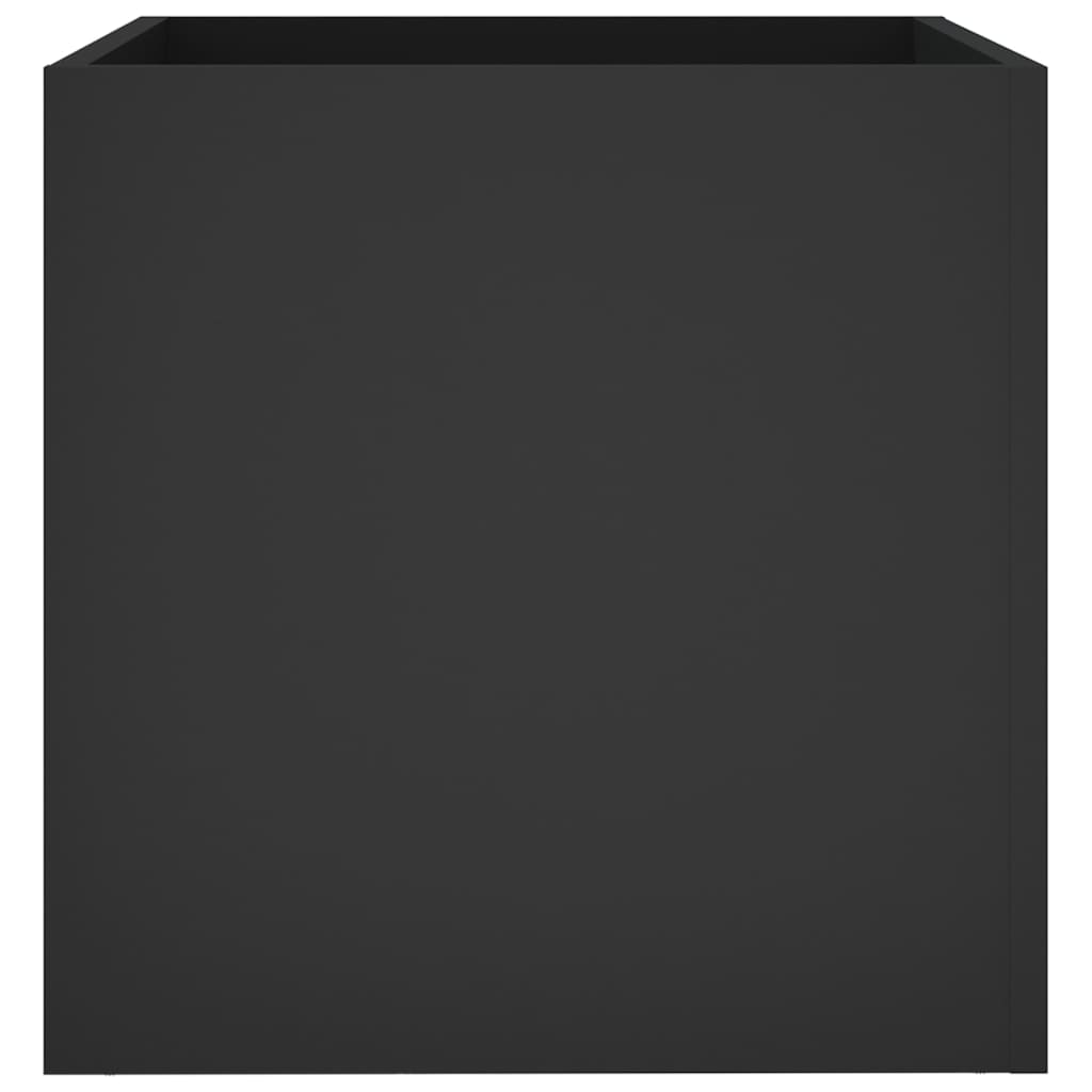 Vaso/floreira 40x40x40 cm derivados de madeira preto