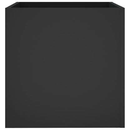 Vaso/floreira 40x40x40 cm derivados de madeira preto