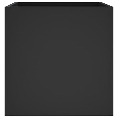 Vaso/floreira 40x40x40 cm derivados de madeira preto