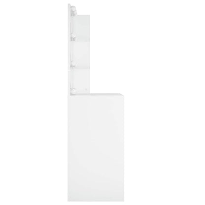 Toucador com LEDs 60x40x140 cm branco