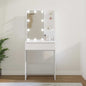 Toucador com LEDs 60x40x140 cm branco