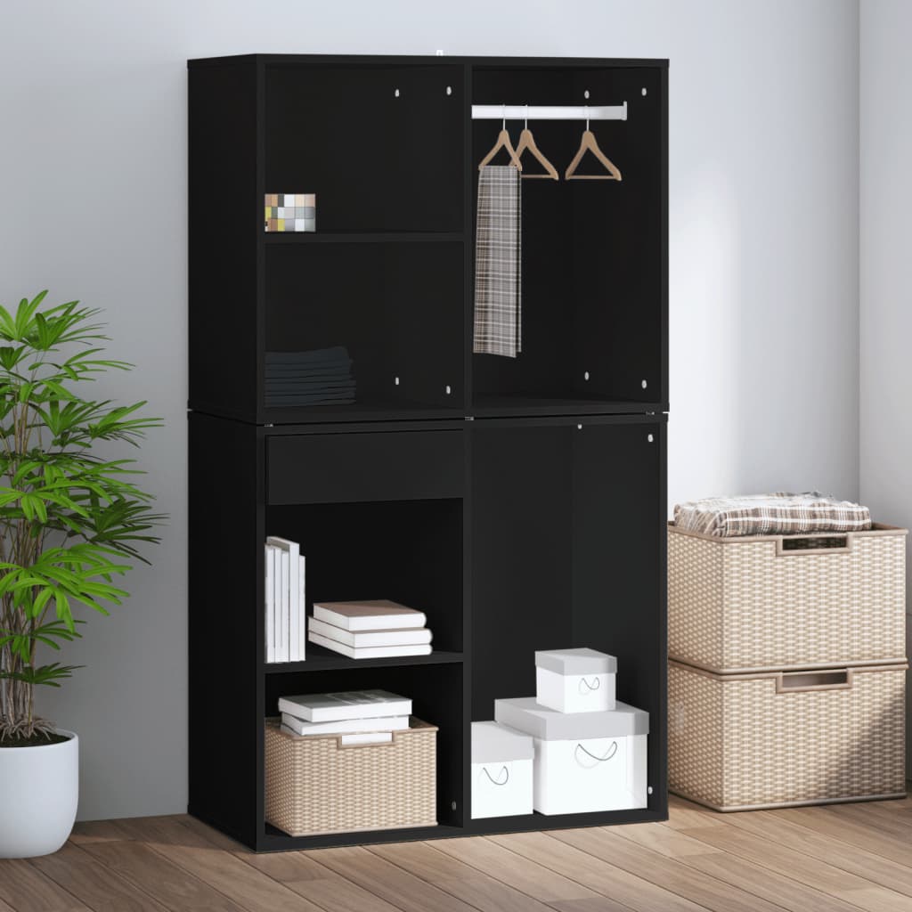 Toucador 80x40x65 cm derivados de madeira preto