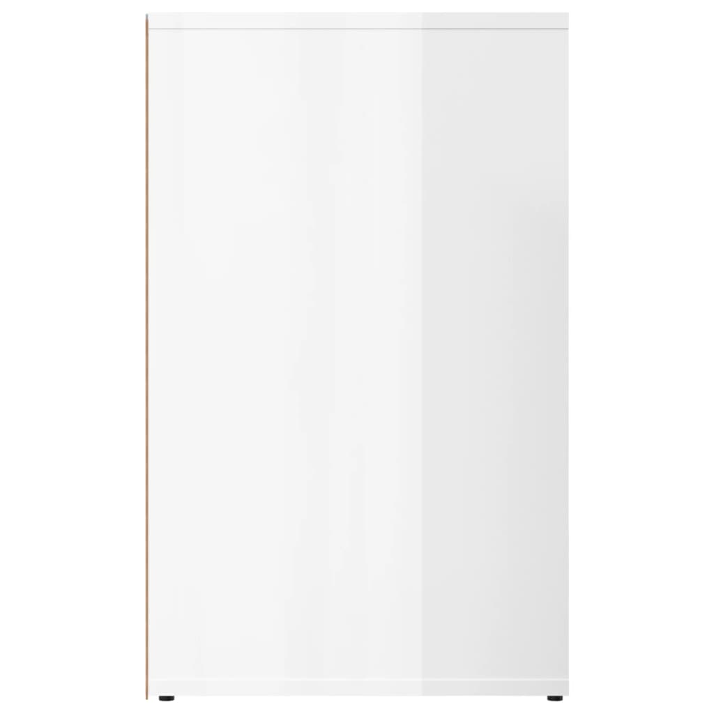 Toucador 80x40x65 cm derivados de madeira Branco brilhante
