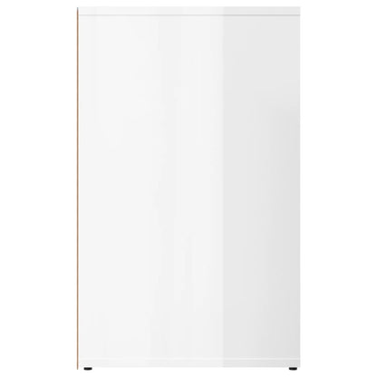 Toucador 80x40x65 cm derivados de madeira Branco brilhante