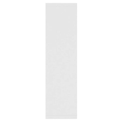 Armário espelhado com luzes LED 76x15x55 cm branco