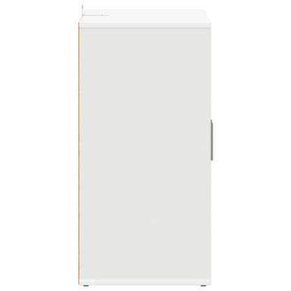 Armário para sapatos 60x35x70 cm derivados de madeira branco