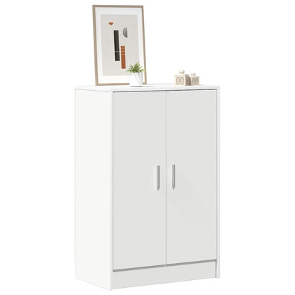 Armário para sapatos 60x35x92 cm derivados de madeira branco
